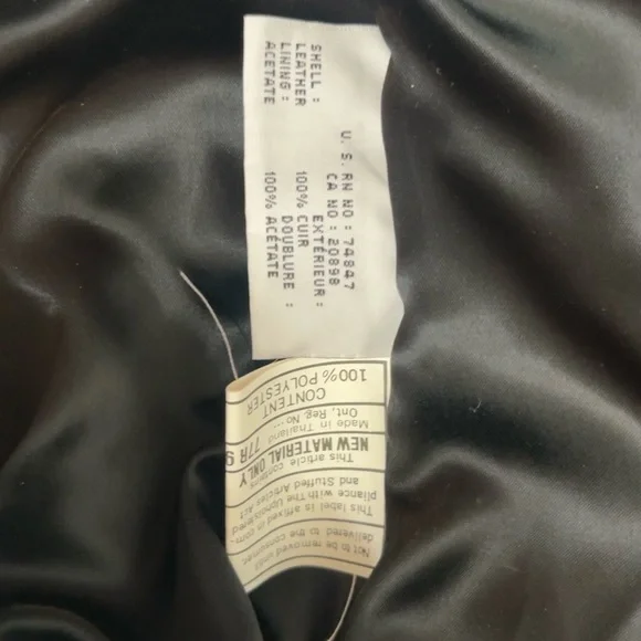 Vintage Andrew Marc Additions Leather Jacket Medium - Picture 5 of 5